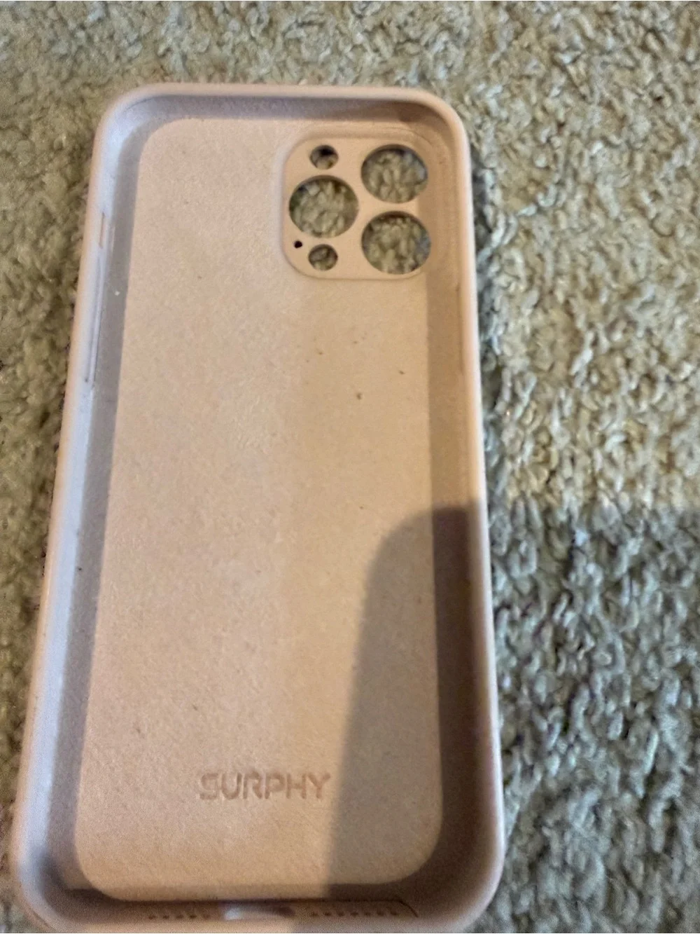 Pink Silicone Camera Protective Case for iPhone 14 Pro Max